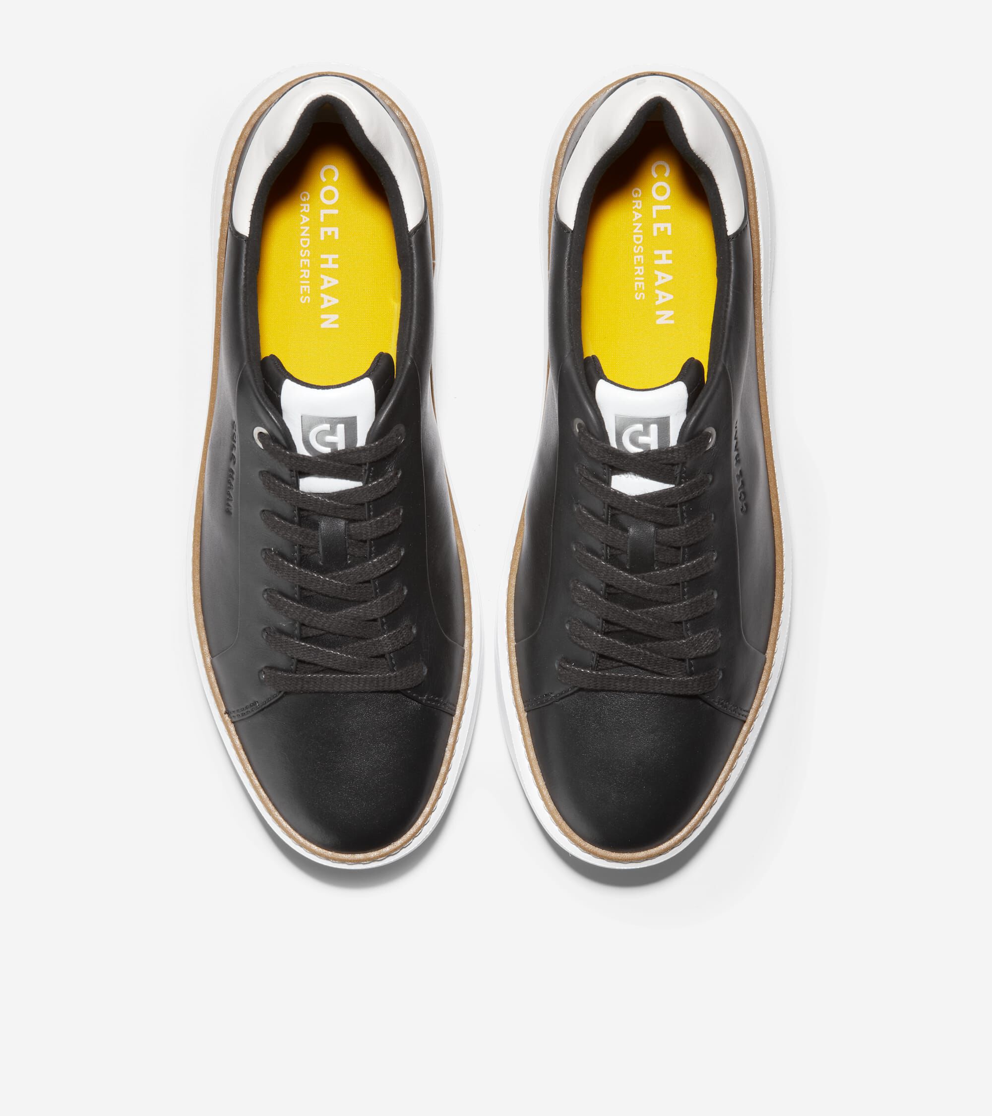 Men's GrandPrø Topspin Sneakers in Black | Cole Haan